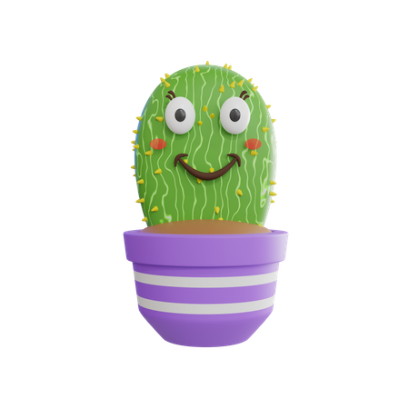 Cute Plant  3D Icon