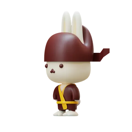 Cute Rabbit 3D Icon