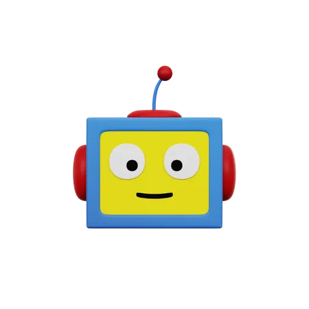 Cute Robot  3D Icon