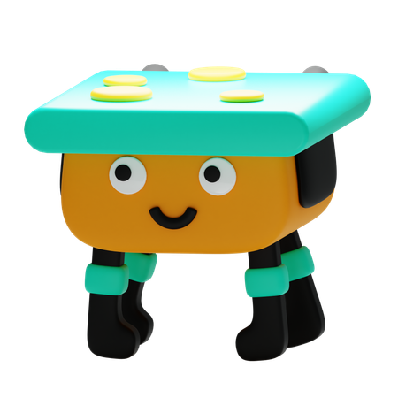Cute Robot  3D Icon