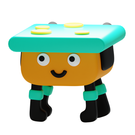 Cute Robot  3D Icon