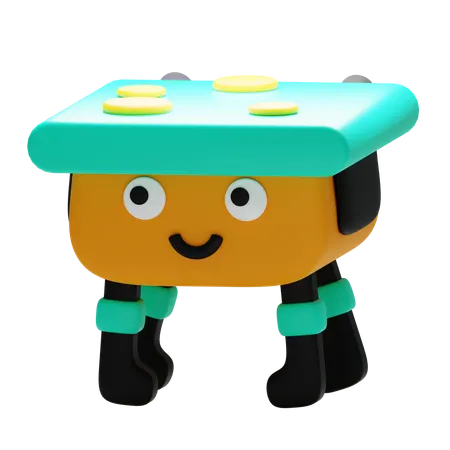 Cute Robot  3D Icon
