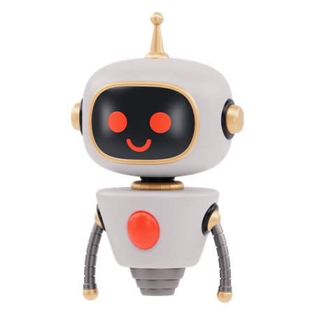 Cute Robot  3D Icon