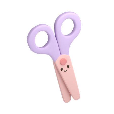 Cute Scissors  3D Icon