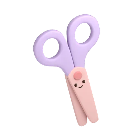 Cute Scissors  3D Icon
