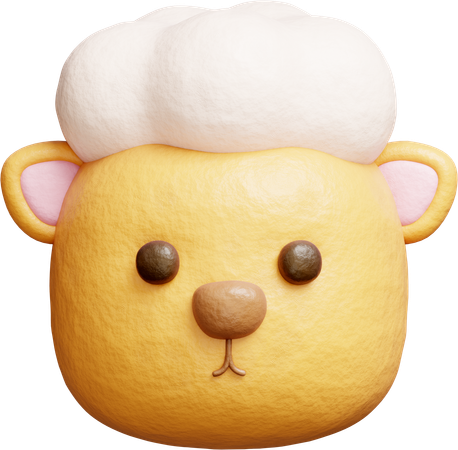 Cute Sheep  3D Icon