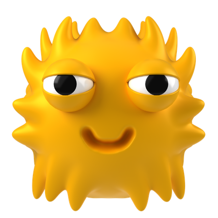 Cute Smiley  3D Icon