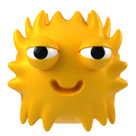 Cute Smiley  3D Icon