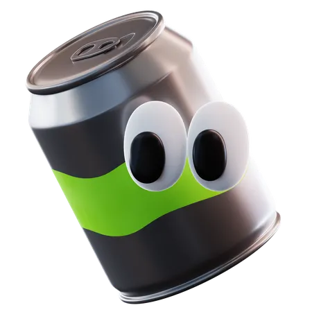 Cute Soda Can  3D Icon