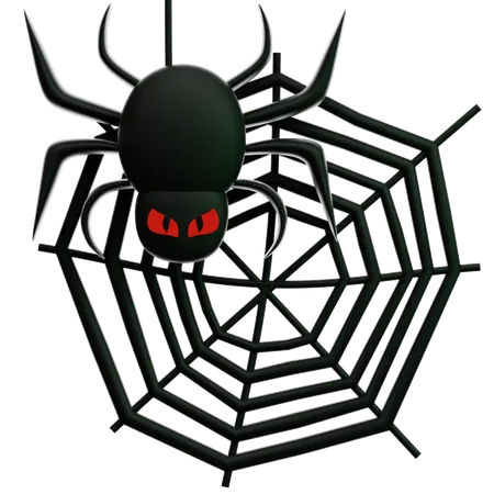 Cute Spider  3D Icon