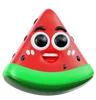Cute Watermelon Slice Emoji