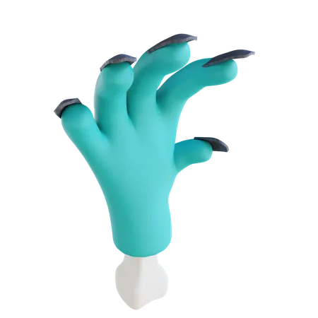 Cute Zombie Hands  3D Icon