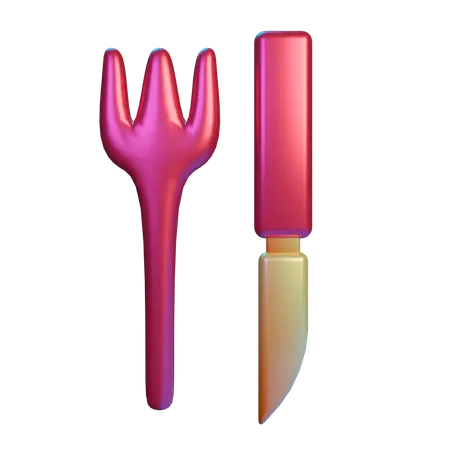 Cutlery  3D Illustration