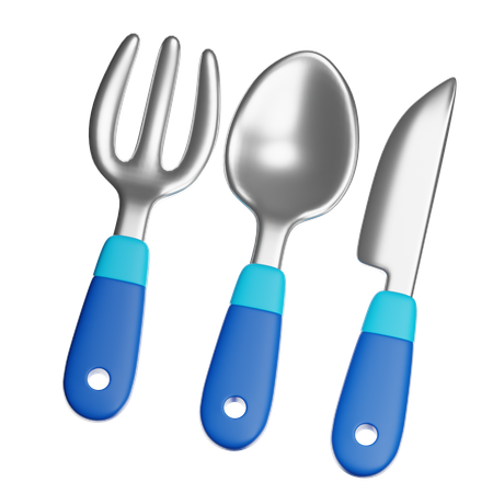 Cutlery Set  3D Icon