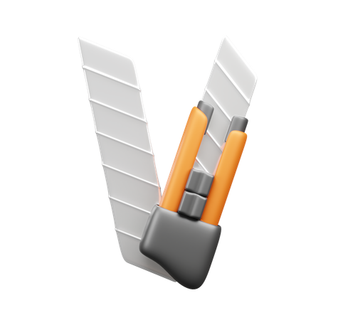 커터  3D Icon