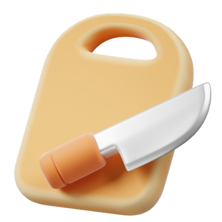 Cutting Board  3D Icon