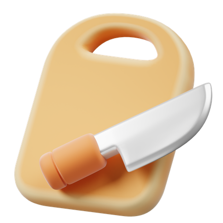 Cutting Board  3D Icon