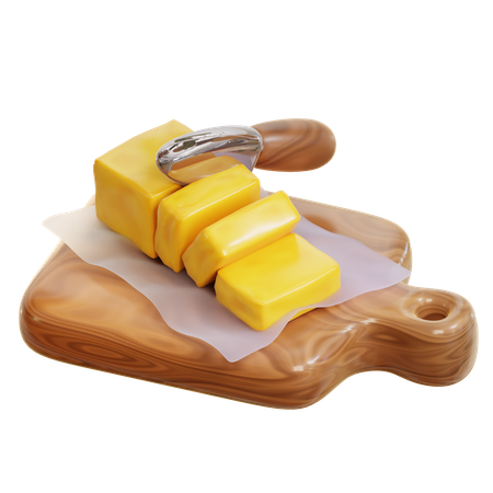 Cutting Board  3D Icon