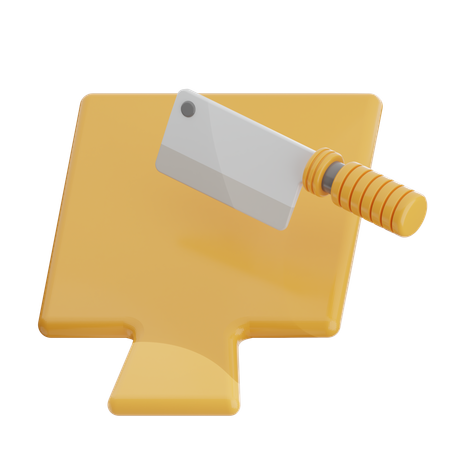 Cutting Board  3D Icon