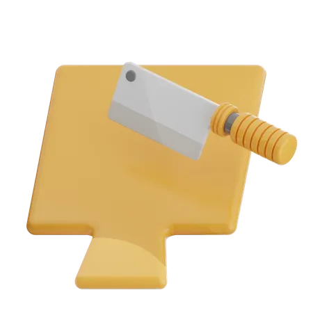 Cutting Board  3D Icon