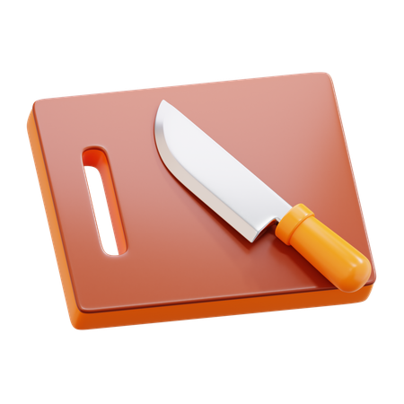 Cutting Board  3D Icon