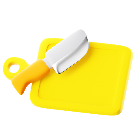 Cutting Board  3D Icon