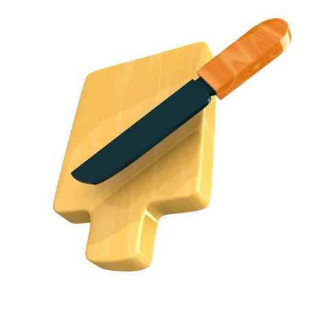 Cutting Board  3D Icon