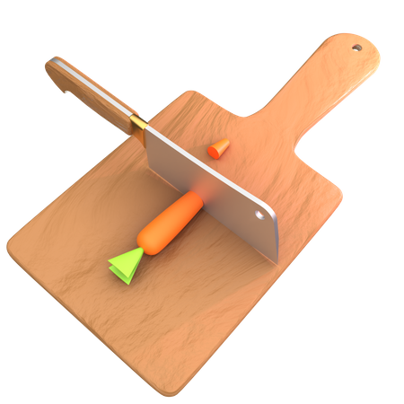 Cutting Board  3D Icon