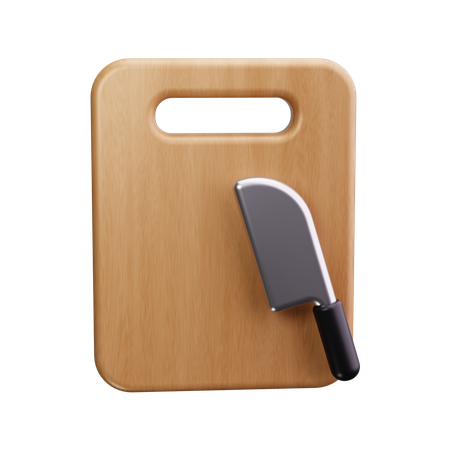 Cutting Board  3D Icon