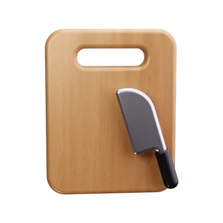 Cutting Board  3D Icon