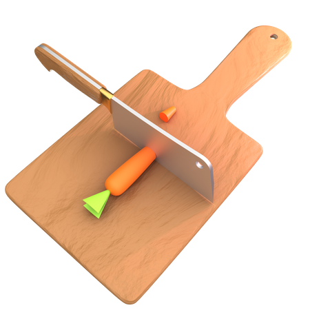Cutting Board  3D Icon