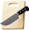 Cutting Board And Knife