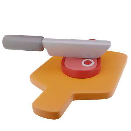 Cutting Steak  3D Icon