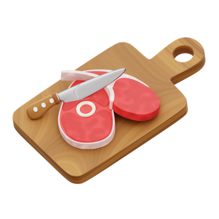 Cutting The Sacrificial Meat  3D Icon
