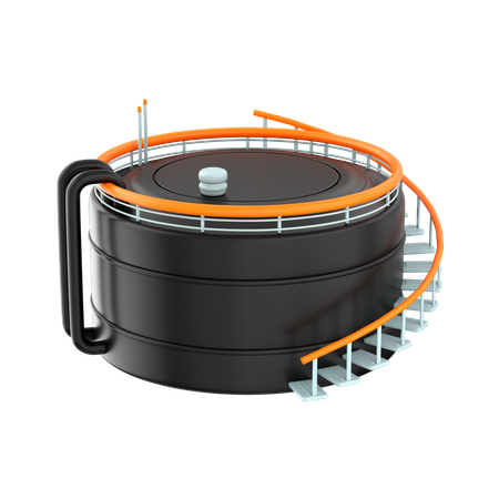 Cuve à mazout  3D Icon