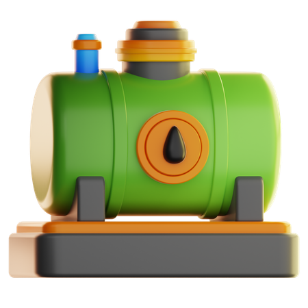 Cuve à mazout  3D Icon