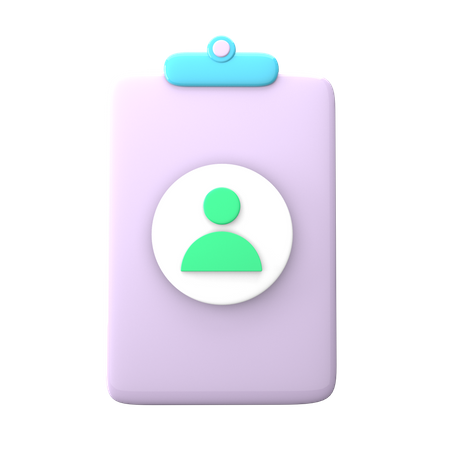 Cv  3D Icon