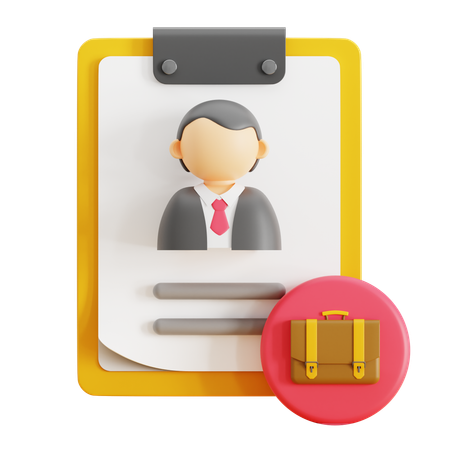 Cv Form  3D Icon