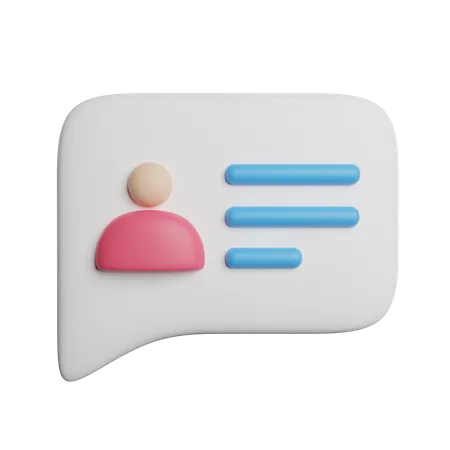 Interview Worker Selection 3D Icon