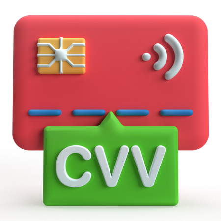CVV  3D Icon