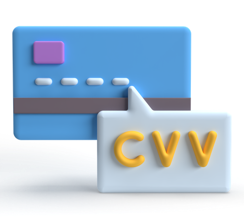 CVV  3D Icon