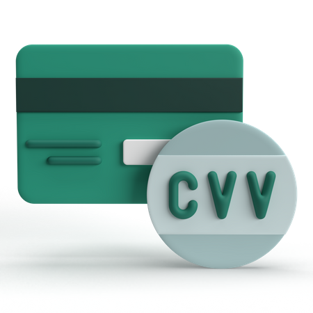 CVV  3D Icon