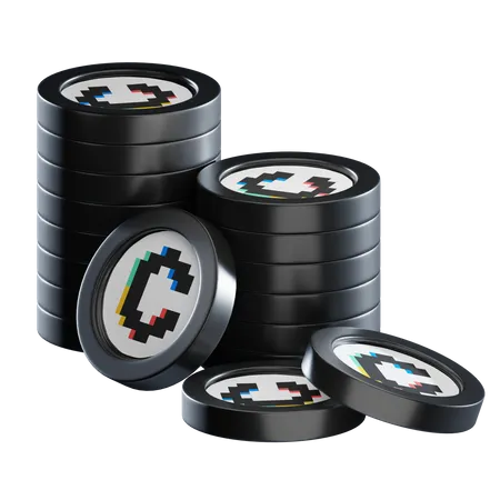 Cvx Coin Stacks  3D Icon