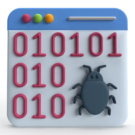 Cyber Attack  3D Icon