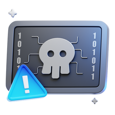 Cyber Attack  3D Icon