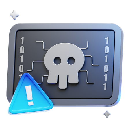 Cyber Attack  3D Icon