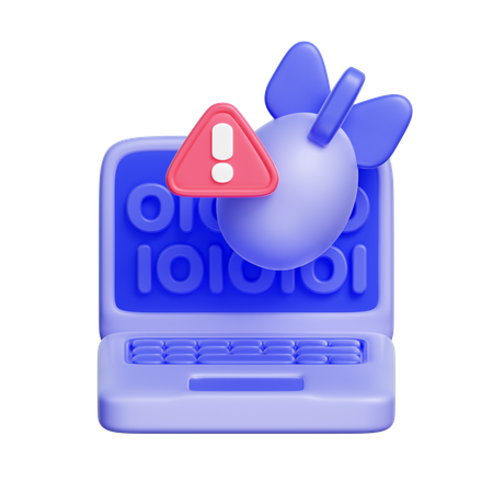 Cyber Attack  3D Icon