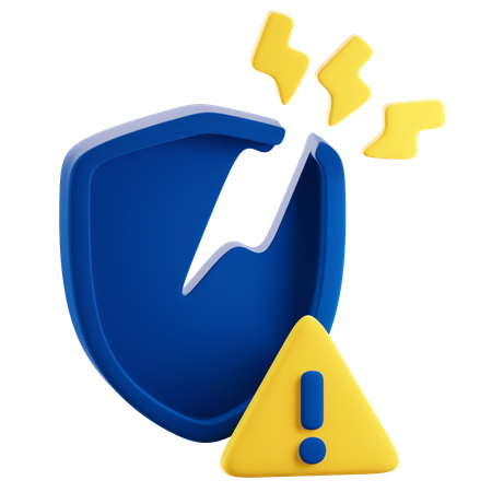 Cyber Attack  3D Icon