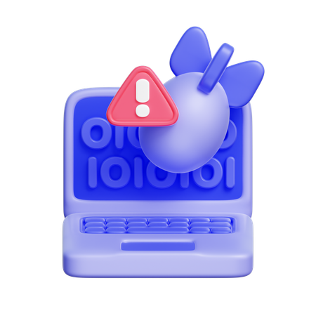 Cyber Attack  3D Icon
