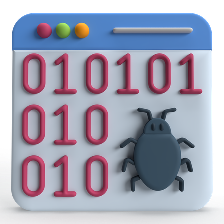 Cyber Attack  3D Icon
